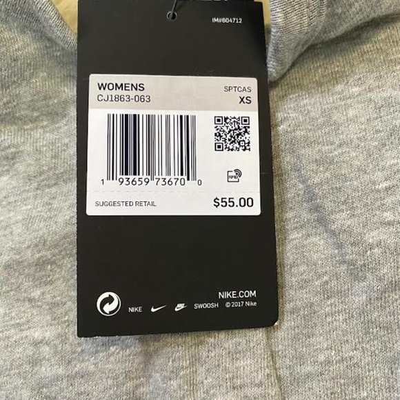 NIKE WOMEN'S SPORTSWEAR NSW GYM VINTAGE ROMPER in Grey Slip On Comfy Stylish - Picture 8 of 8